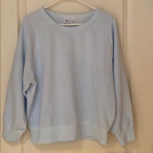 Gap Light Blue Tie Dyed, Raglan Sleeve Sweat Shirt
